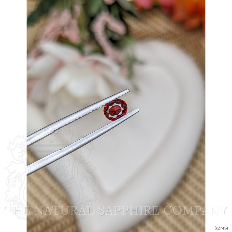 0.67 Ct. Red Garnet from Ceylon (Sri Lanka)