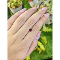 0.67 Ct. Red Garnet from Ceylon (Sri Lanka) Life Style