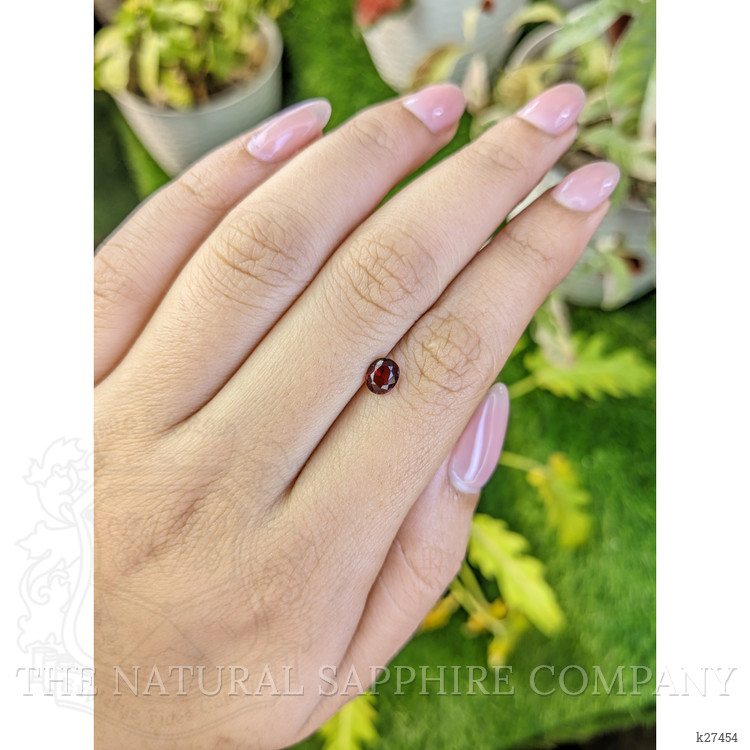 0.67 Ct. Red Garnet from Ceylon (Sri Lanka)