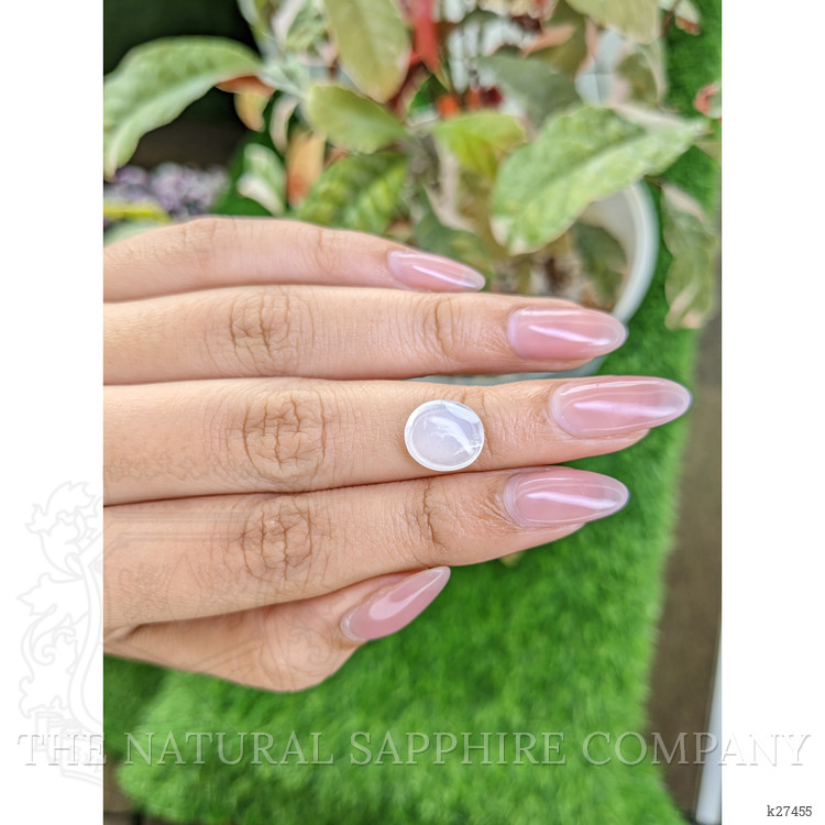 2.45 Ct. White Cabochon Moonstone from Ceylon (Sri Lanka)