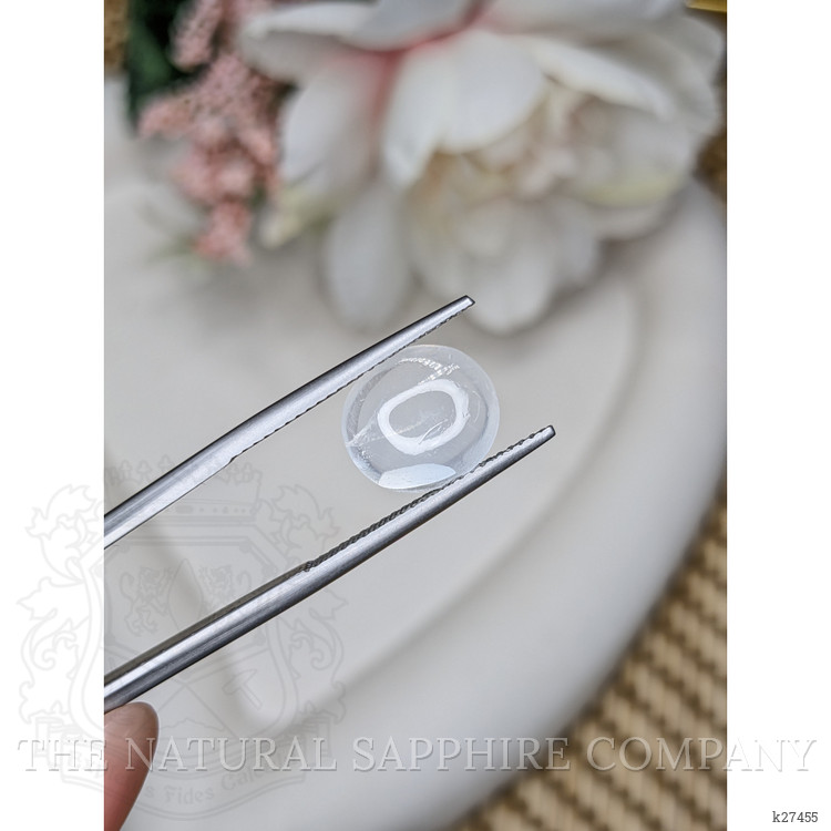 2.45 Ct. White Cabochon Moonstone from Ceylon (Sri Lanka)