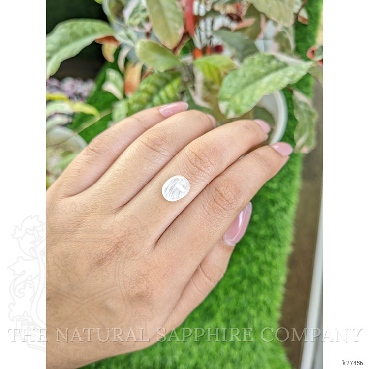 2.53 Ct. White Cabochon Moonstone from Ceylon (Sri Lanka)