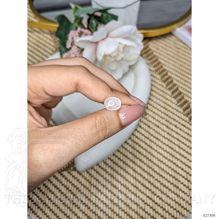 2.53 Ct. White Cabochon Moonstone from Ceylon (Sri Lanka)