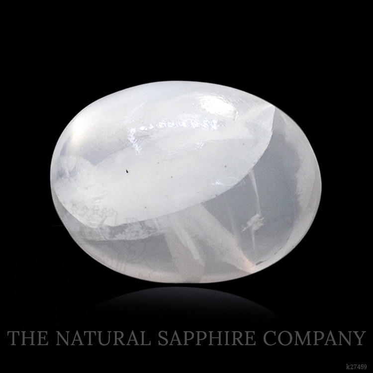 3.46 Ct. White Cabochon Moonstone from Ceylon (Sri Lanka)