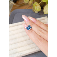 3.66 Ct. Swiss Blue Topaz from Brazil Life Style