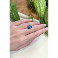 3.99 Ct. London Blue Topaz from Brazil Life Style