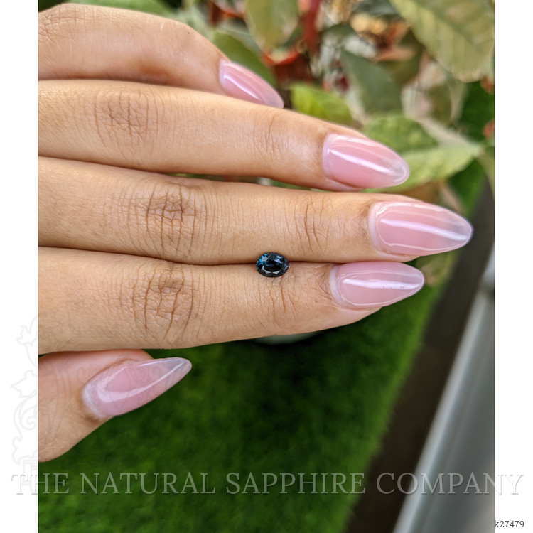 0.70 Ct. Greenish Blue Spinel from Ceylon (Sri Lanka)