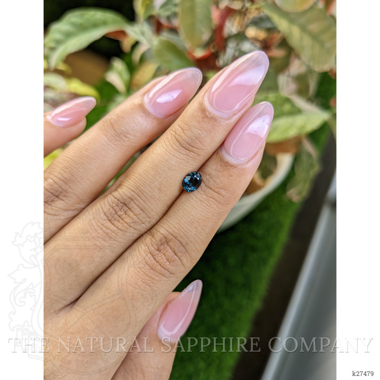 0.70 Ct. Greenish Blue Spinel from Ceylon (Sri Lanka)