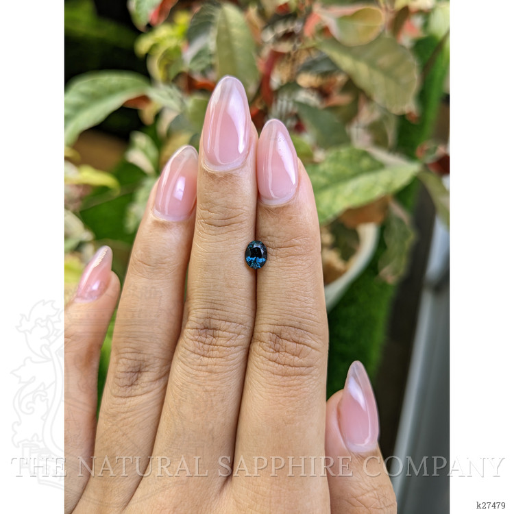 0.70 Ct. Greenish Blue Spinel from Ceylon (Sri Lanka)