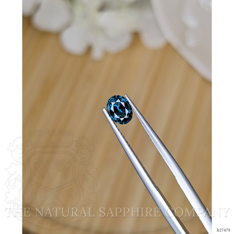 0.70 Ct. Greenish Blue Spinel from Ceylon (Sri Lanka)