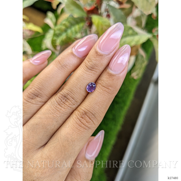 0.67 Ct. Pinkish Purple Spinel from Ceylon (Sri Lanka)