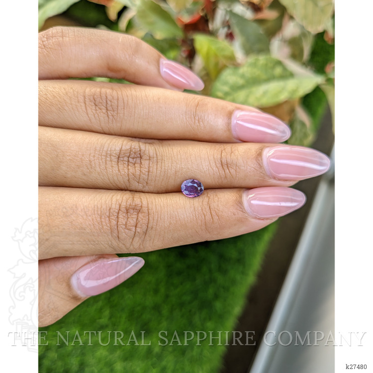 0.67 Ct. Pinkish Purple Spinel from Ceylon (Sri Lanka)