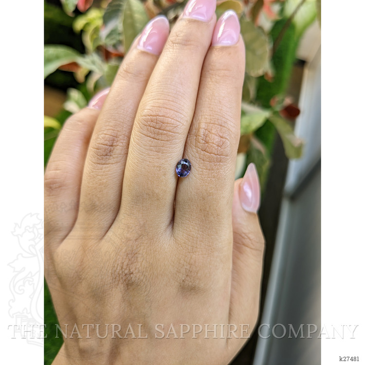 0.61 Ct. Violet Spinel from Ceylon (Sri Lanka)