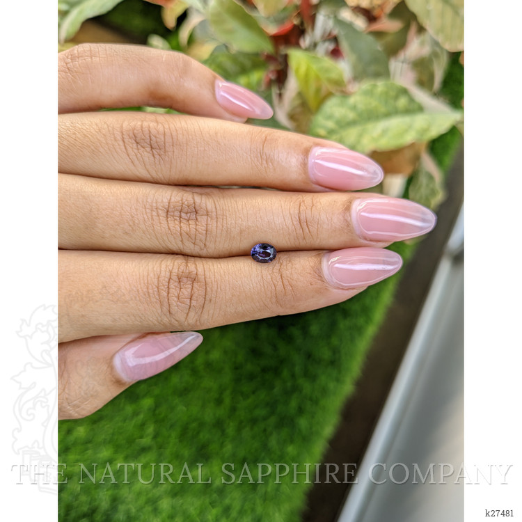 0.61 Ct. Violet Spinel from Ceylon (Sri Lanka)