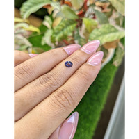 0.61 Ct. Violet Spinel from Ceylon (Sri Lanka) Life Style