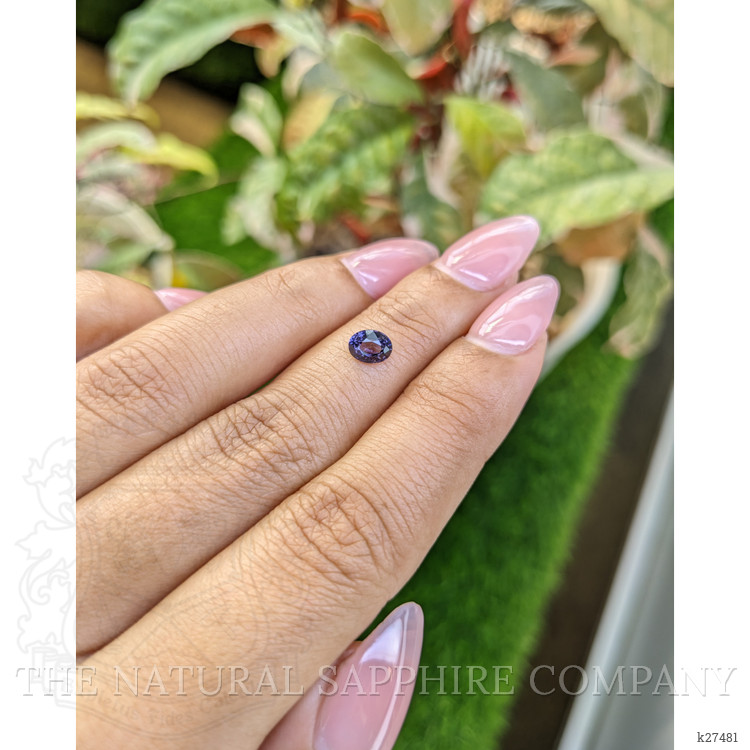 0.61 Ct. Violet Spinel from Ceylon (Sri Lanka)