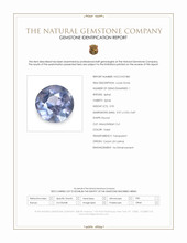 0.90 Ct. Violet Spinel from Ceylon (Sri Lanka) Scan Report