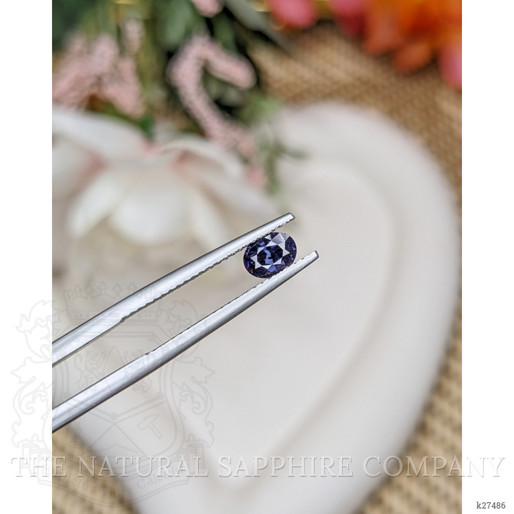 0.61 Ct. Purplish Blue Spinel from Ceylon (Sri Lanka)