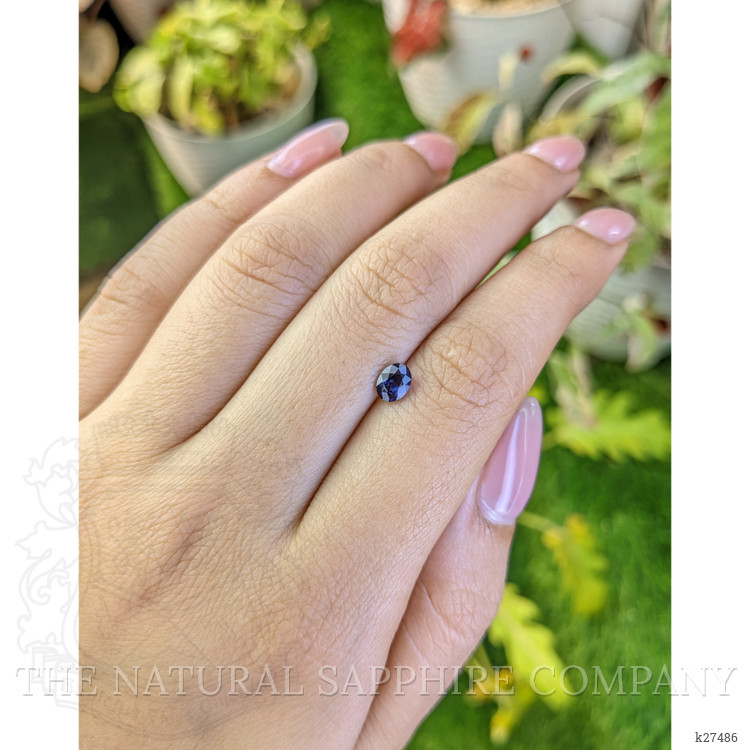 0.61 Ct. Purplish Blue Spinel from Ceylon (Sri Lanka)