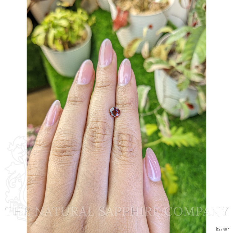 0.94 Ct. Red Garnet from Ceylon (Sri Lanka)