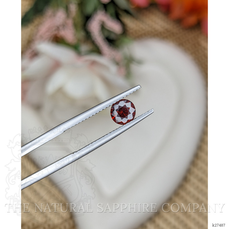 0.94 Ct. Red Garnet from Ceylon (Sri Lanka)