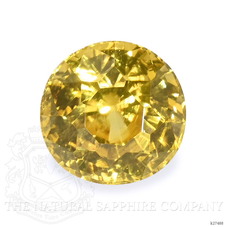 0.60 Ct. Yellow Zircon from Ceylon (Sri Lanka)