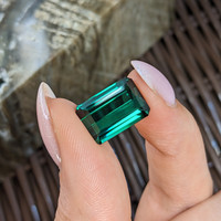 14.11 Ct. Bluish Green Tourmaline from Africa Life Style
