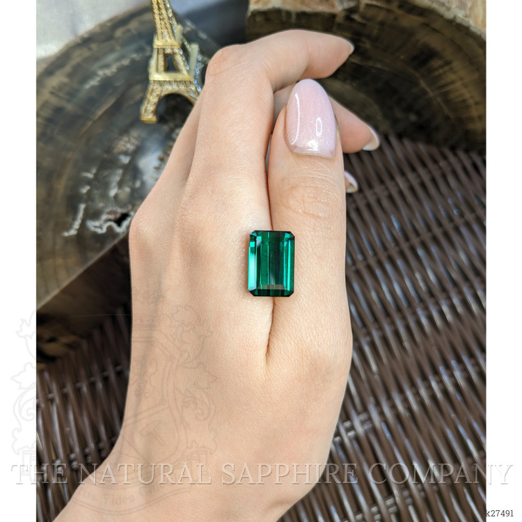 14.11 Ct. Bluish Green Tourmaline from Africa