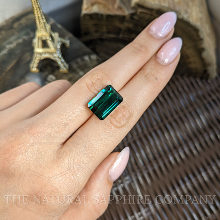 14.11 Ct. Bluish Green Tourmaline from Africa