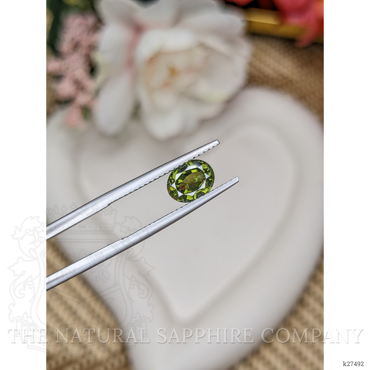 1.79 Ct. Green Tourmaline from Ceylon (Sri Lanka)