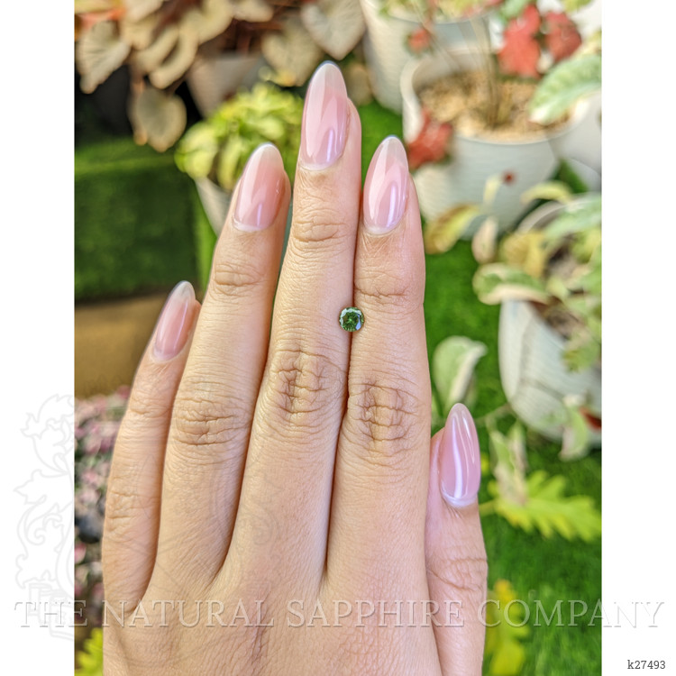 0.55 Ct. Green Tourmaline from Ceylon (Sri Lanka)