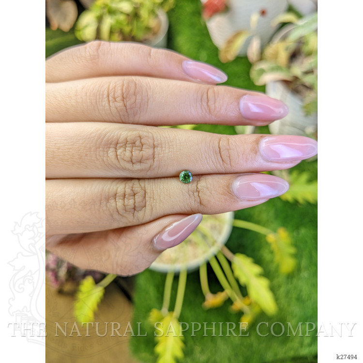 0.39 Ct. Yellowish Green Tourmaline from Ceylon (Sri Lanka)