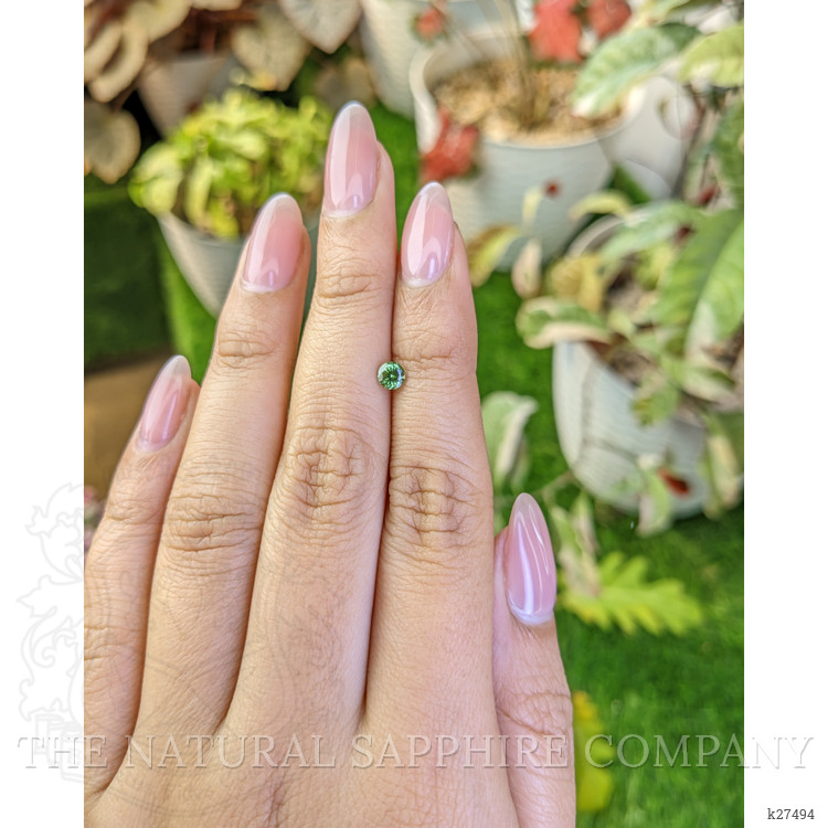 0.39 Ct. Yellowish Green Tourmaline from Ceylon (Sri Lanka)