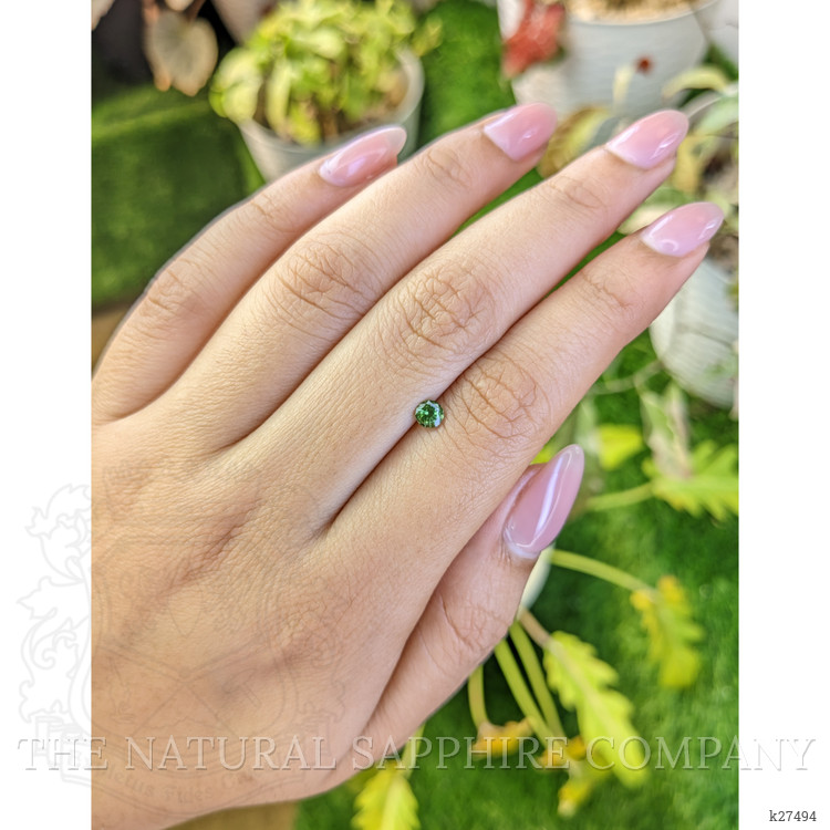 0.39 Ct. Yellowish Green Tourmaline from Ceylon (Sri Lanka)