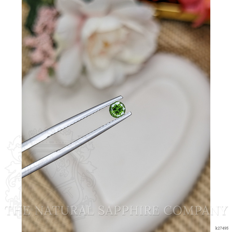 0.32 Ct. Green Tourmaline from Ceylon (Sri Lanka)