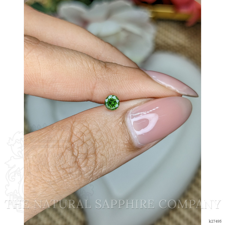 0.32 Ct. Green Tourmaline from Ceylon (Sri Lanka)