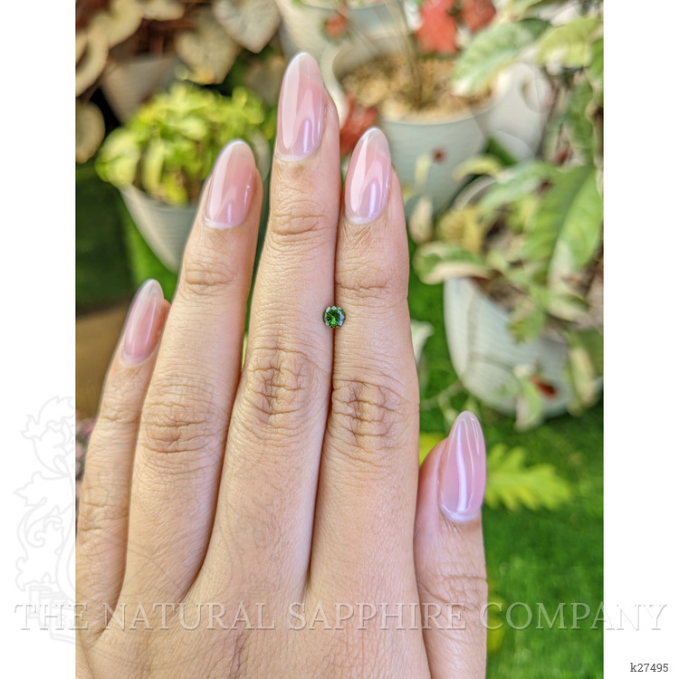 0.32 Ct. Green Tourmaline from Ceylon (Sri Lanka)