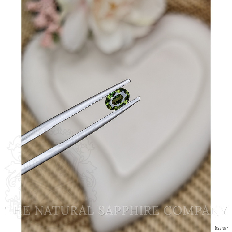 0.67 Ct. Green Tourmaline from Ceylon (Sri Lanka)