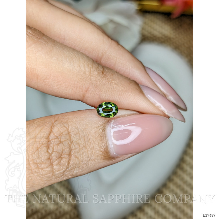 0.67 Ct. Green Tourmaline from Ceylon (Sri Lanka)