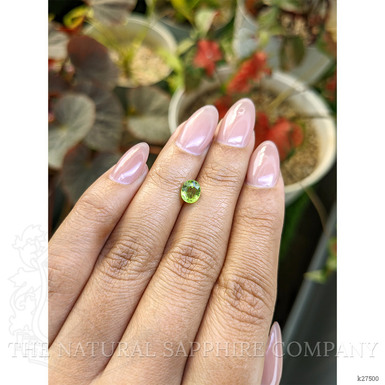 0.95 Ct. Green (Lime Green) Peridot from Pakistan