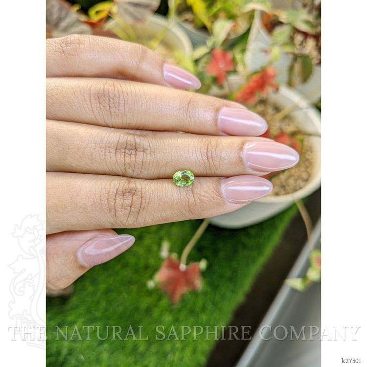 0.84 Ct. Green (Lime Green) Peridot from Pakistan