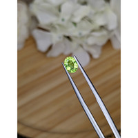 0.84 Ct. Green (Lime Green) Peridot from Pakistan Life Style