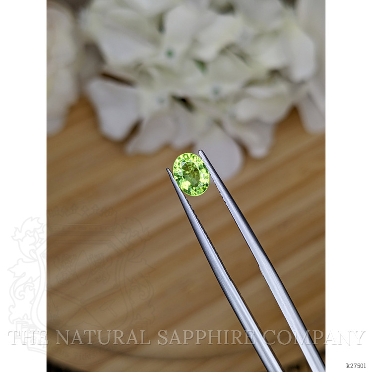 0.84 Ct. Green (Lime Green) Peridot from Pakistan