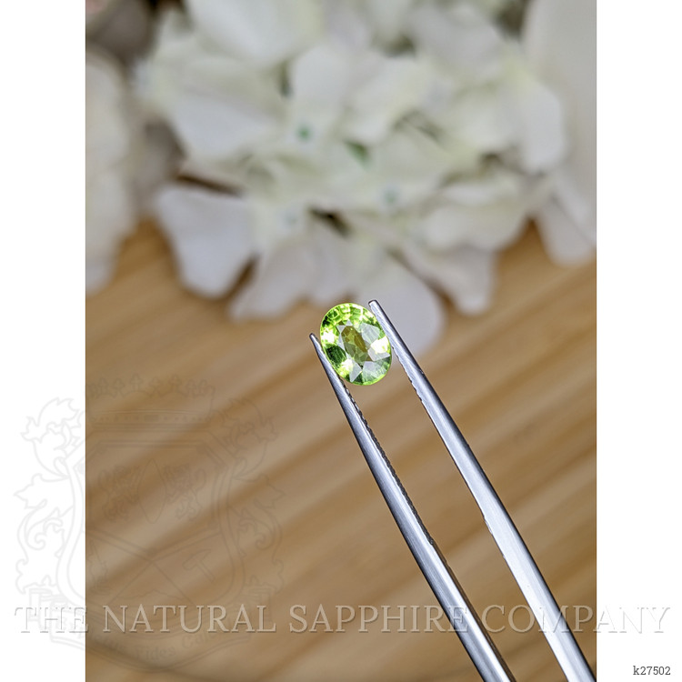 0.91 Ct. Green (Lime Green) Peridot from Pakistan