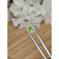 0.78 Ct. Green (Lime Green) Peridot from Pakistan Life Style