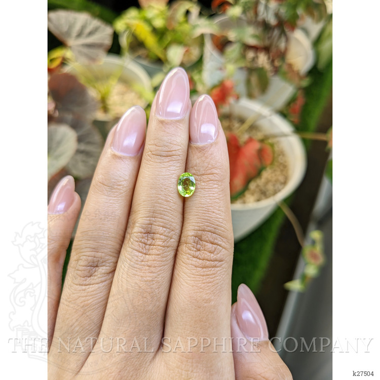 0.94 Ct. Yellowish Green Peridot from Pakistan