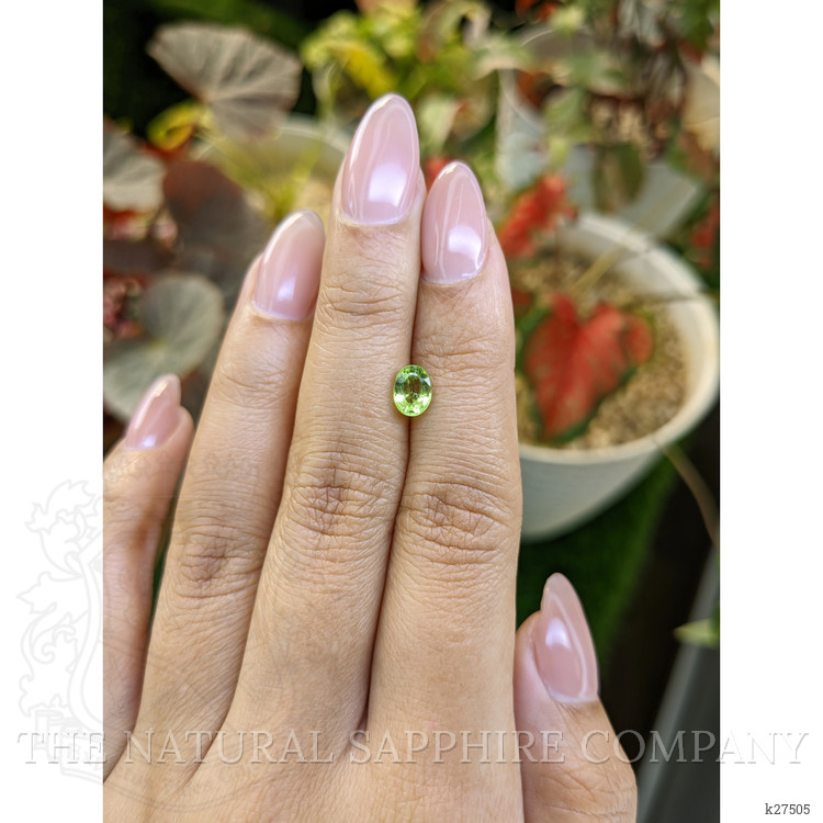 0.93 Ct. Yellowish Green Peridot from Pakistan