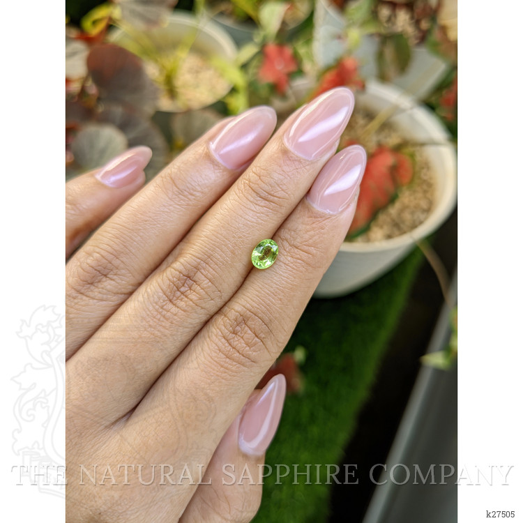 0.93 Ct. Yellowish Green Peridot from Pakistan