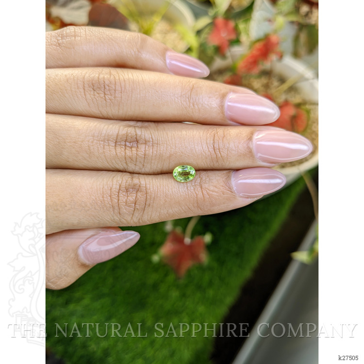 0.93 Ct. Yellowish Green Peridot from Pakistan