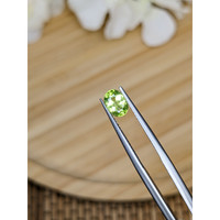 0.87 Ct. Green (Lime Green) Peridot from Pakistan Life Style